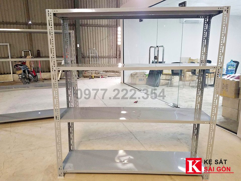 Kệ sắt V lỗ 150×60×200 cm, 4 tầng