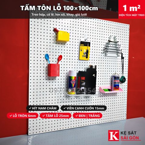 Tấm tôn lỗ 100×100 cm