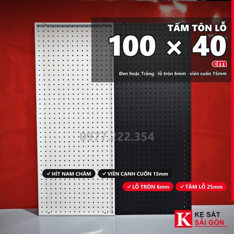 Tấm tôn lỗ 100×40 cm