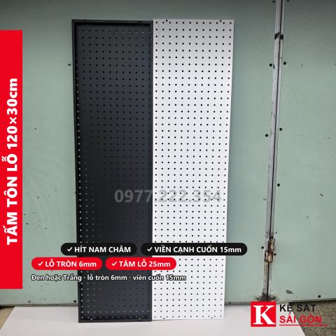 Tấm tôn lỗ 120×30 cm