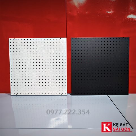 Hai màu trắng và đen của tấm tôn lỗ 50×50cm