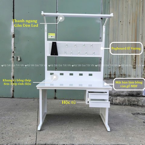 Bàn thao tác pegboard pegboard treo dụng cụ