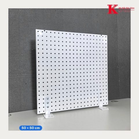 Tấm tôn lỗ 50 x 50cm + 2 chân đế
