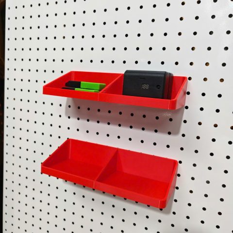 Bảng pegboard gắn tường decor