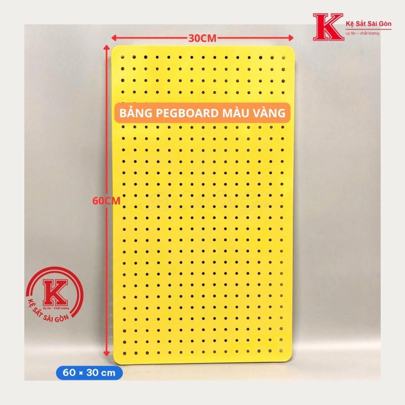 Tấm tôn bo góc tròn 60cm x 40cm - Vàng