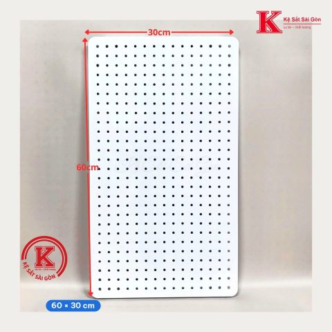 Tấm tôn lỗ bo góc tròn 60cm x 30cm