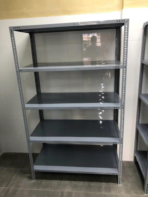 Bộ kệ sắt V lỗ đa năng (100 × 60 × 200 cm) - 4 tầng mâm