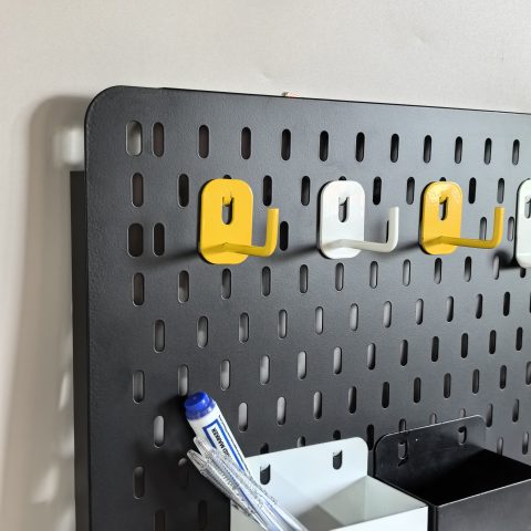 Sắt v lỗ 4x4 - 80cm - Xám