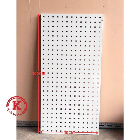 Tấm pegboard lỗ vuông 100cm x 40cm