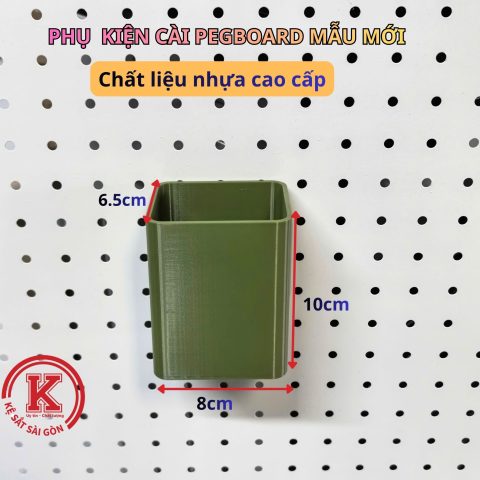 Hộp nhựa cn cao – xanh rêu