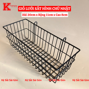 Giỏ cài lưới hcn