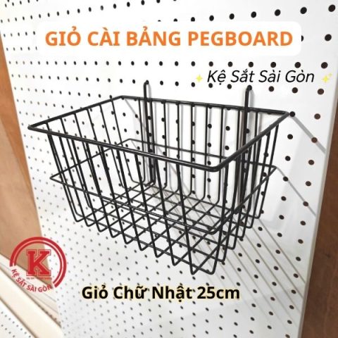 Giỏ cài tôn hcn 25cm