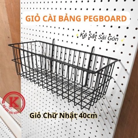 Giỏ cài tôn hcn 40cm
