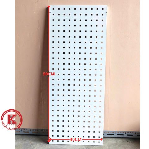 Bảng pegboard lỗ vuông 90cm x 40cm