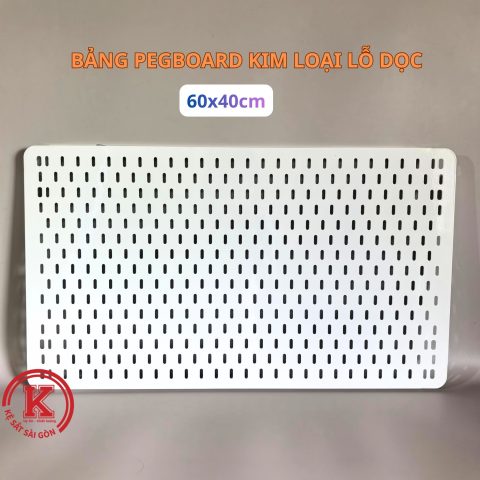 Bảng pegboard lỗ dọc 60cm x 40cm