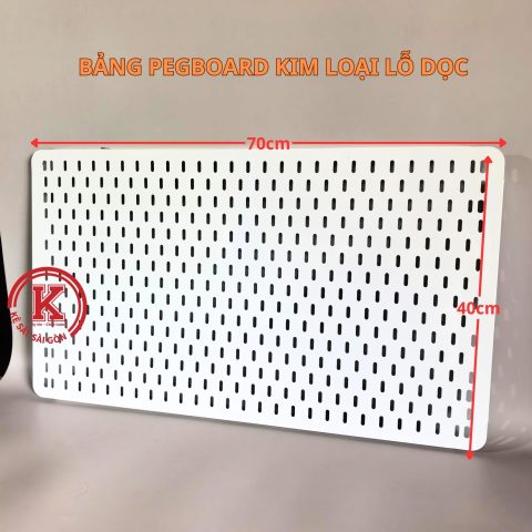Bảng pegboard lỗ dọc 70cm x 40cm