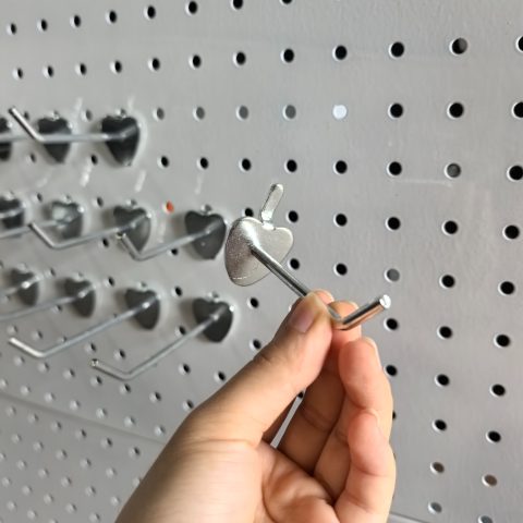 Móc tim 1 chấu – 12cm
