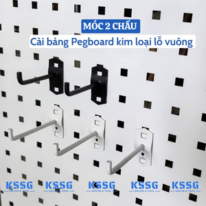 Móc cài tôn lỗ vuông 8cm
