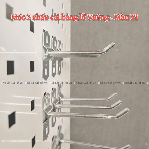 Móc cài tôn lỗ vuông 8cm