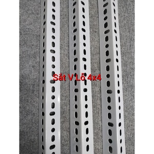Sắt v lỗ 4x4 - 160cm - Xám — ảnh 2
