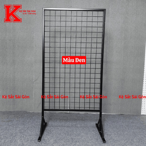 Khung lưới có chân 120cm x 60cm - Đen