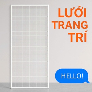 Khung lưới siêu thị 1.17 x 143cm - Trắng