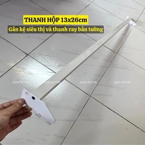 Thanh hộp 13 x 26 gắn ray