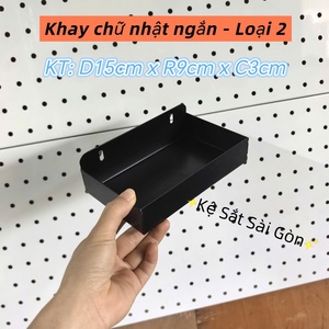 Khay chữ nhật ngắn loại 2