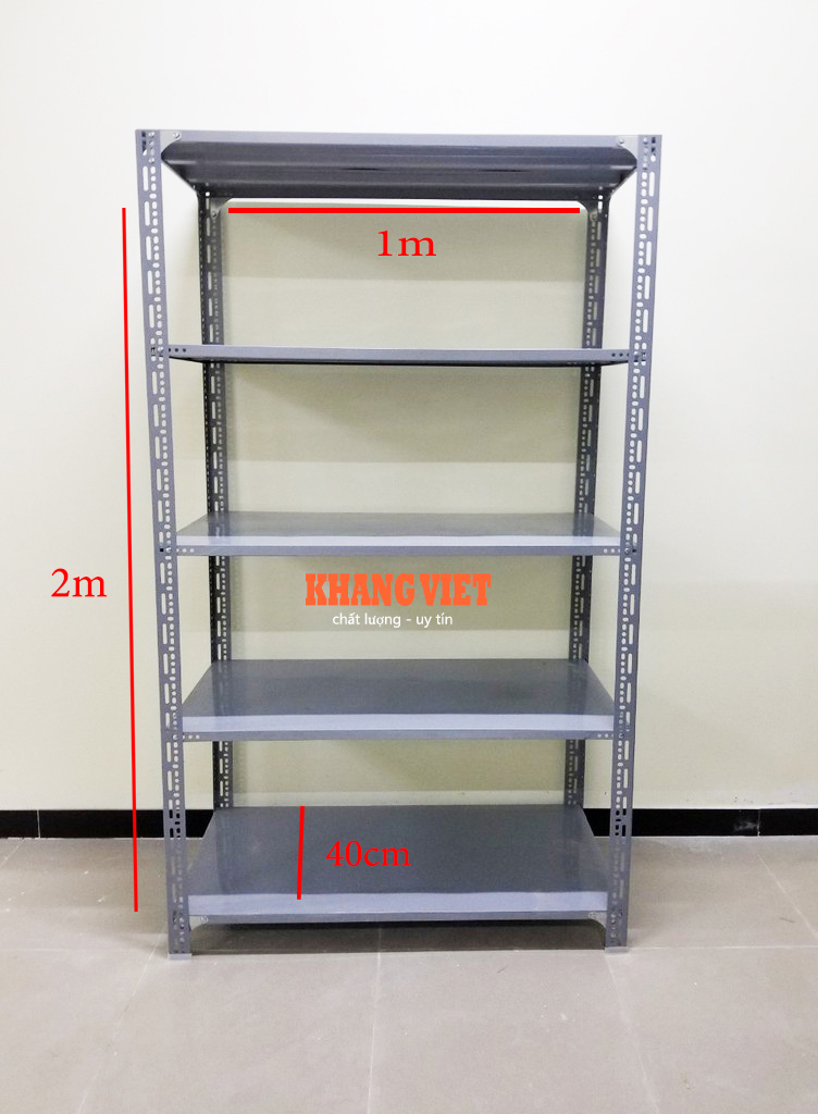 Sắt v lỗ 4x6 - 80cm - Xám