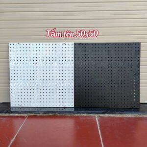 Tấm tôn đục lỗ treo phụ kiện Decor 50x50