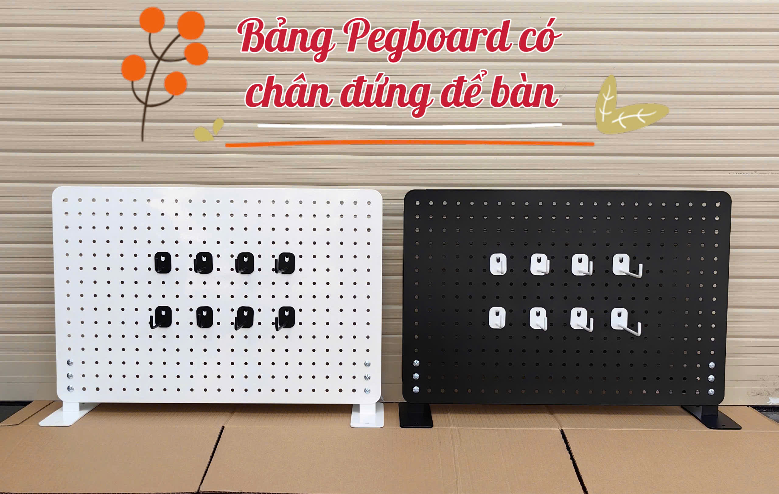Mâm v lỗ - 100cm x 40cm - Trắng