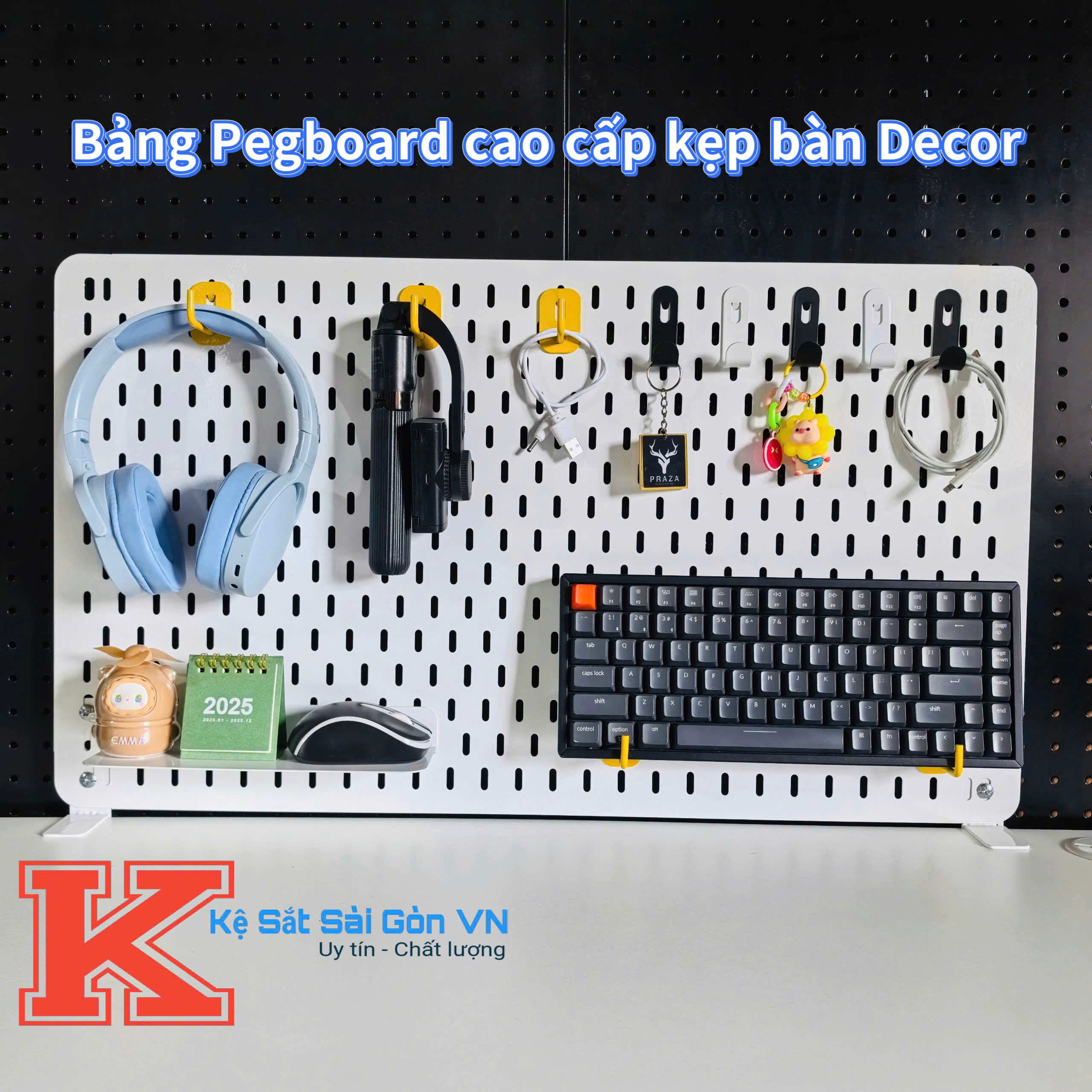 Bảng pegboard lỗ dọc